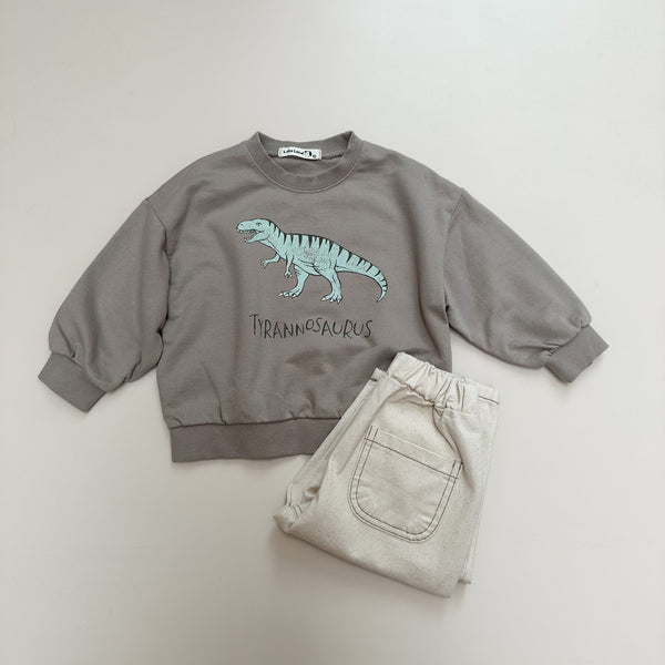 Dino sweatshirt - Cocoa