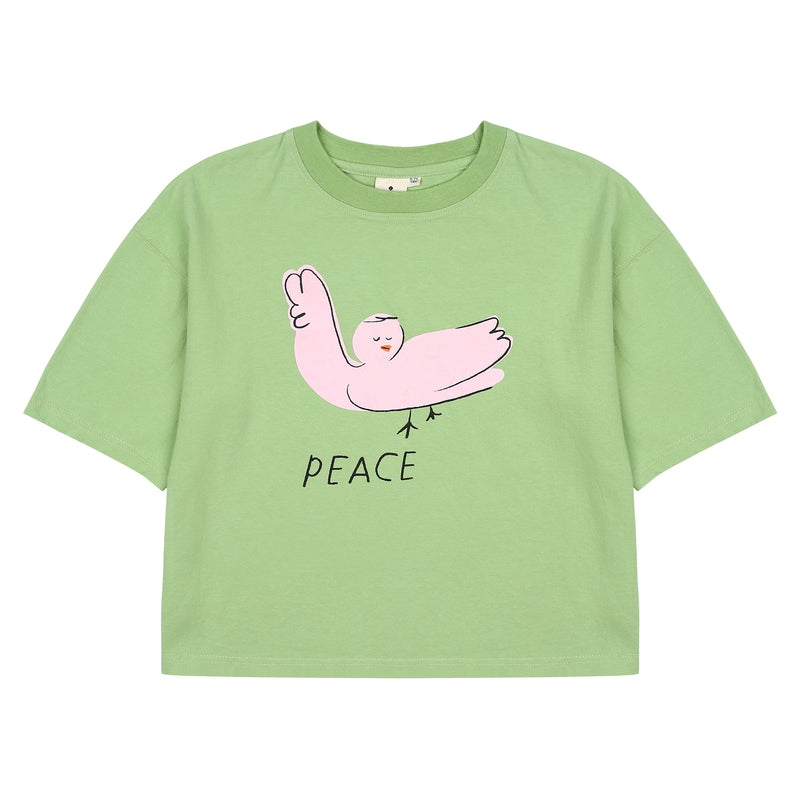 Peace bird tee - Green