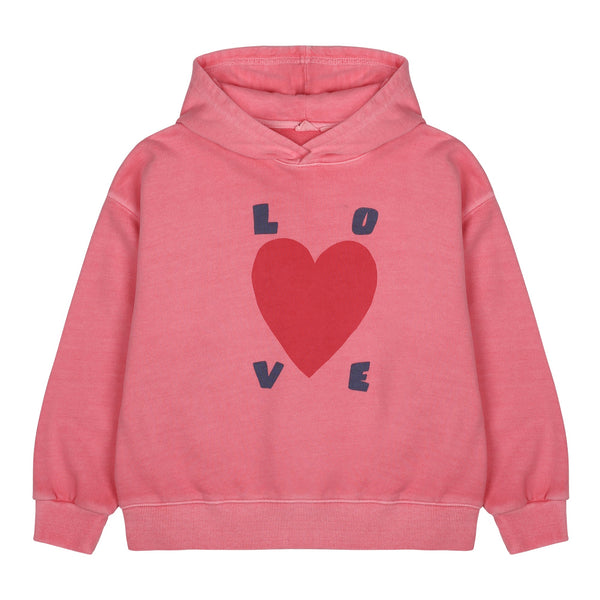 Love pigment hoodie - Washed pink