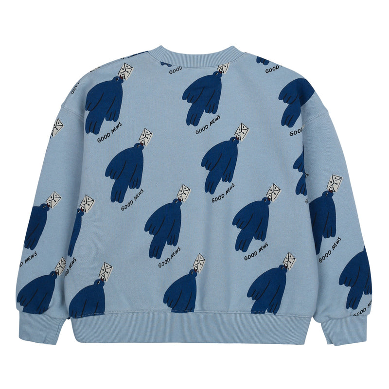 Birds sweater - Blue