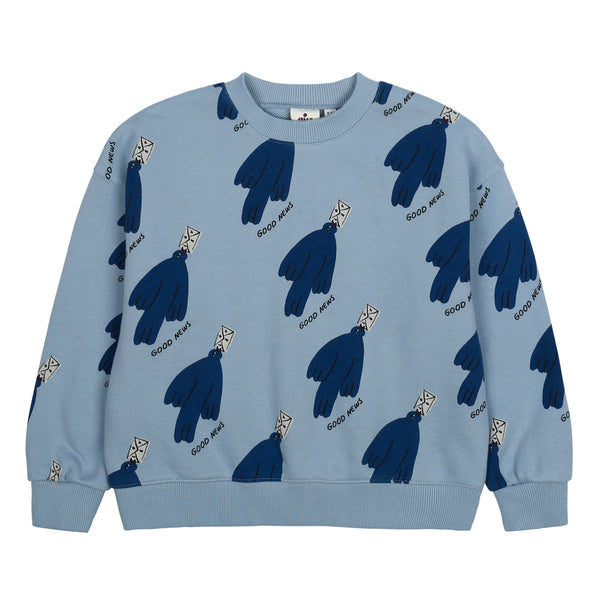 Birds sweater - Blue