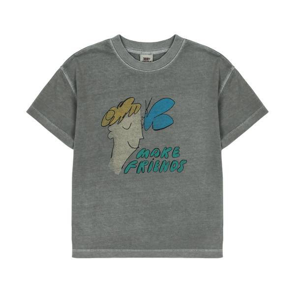 Make friends pigment tee - Washed grey