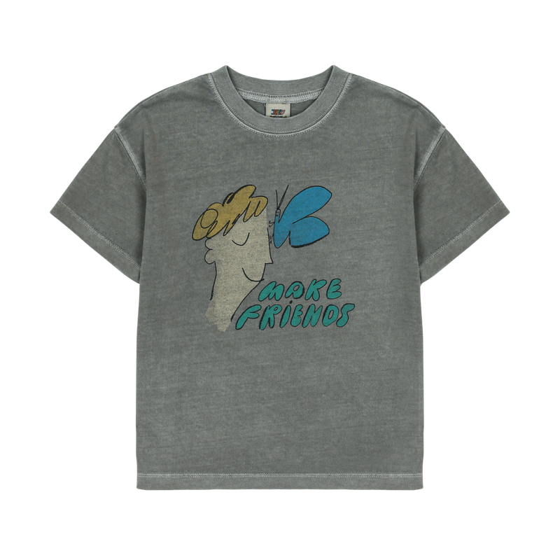 Make friends pigment tee - Washed grey