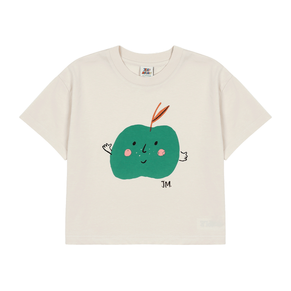 Green apple tee - Beige