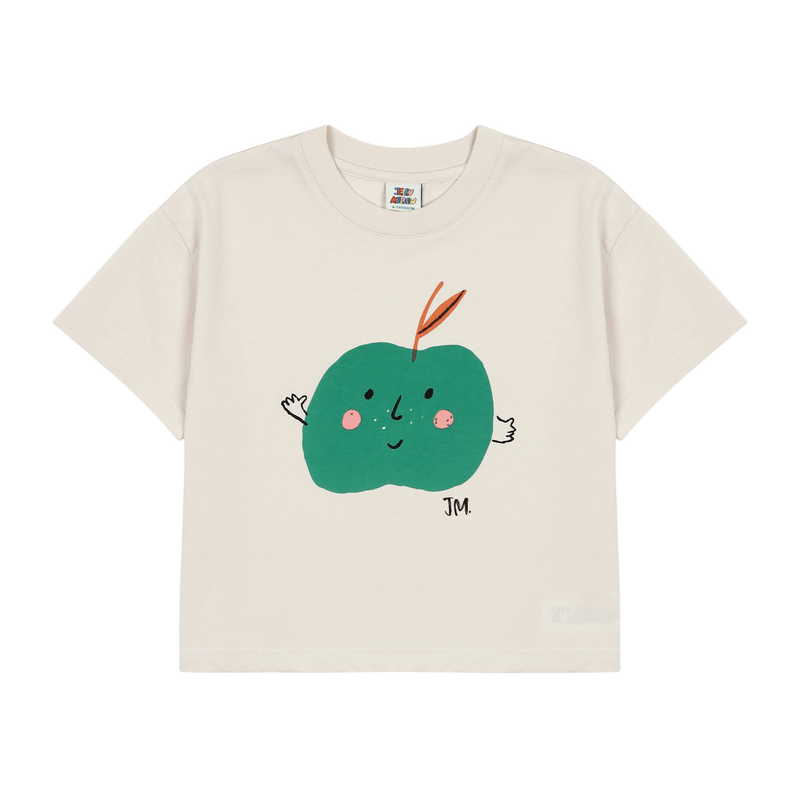 Green apple tee - Beige