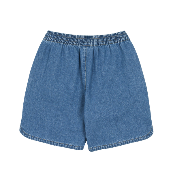 Bird denim shorts - Blue