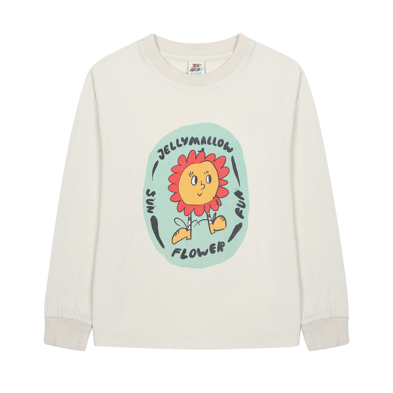 Sunflower long sleeve tee - Cream