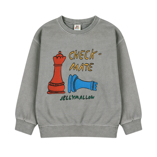 Check mate pignment sweatshirt - Grey