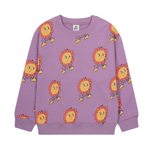 Sunflower sweatshirt - Washed purple