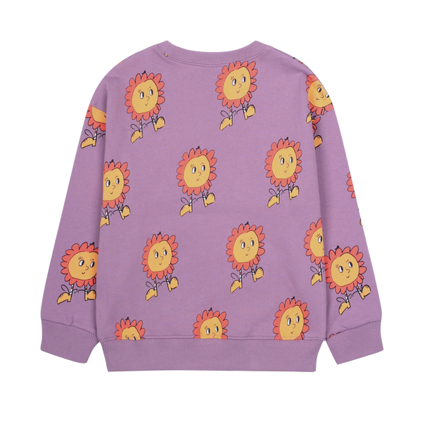 Sunflower sweatshirt - Washed purple