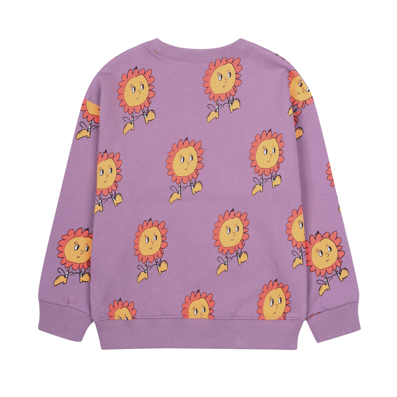 Sunflower sweatshirt - Washed purple