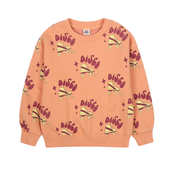 Disco sweatshirt - Washed orange
