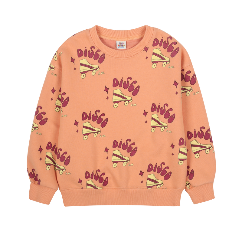Disco sweatshirt - Washed orange