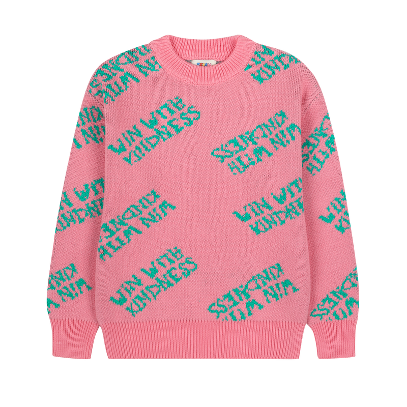 Kindness jacquard knit - Pink