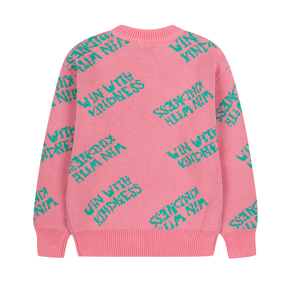 Kindness jacquard knit - Pink