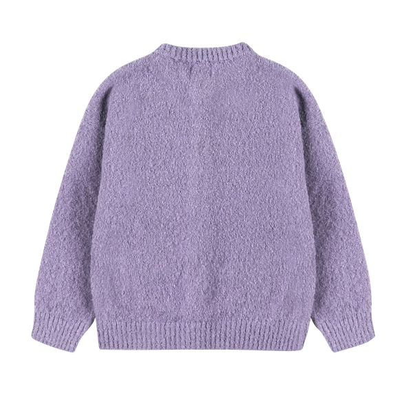 Lucky clover cardigan - Lilac