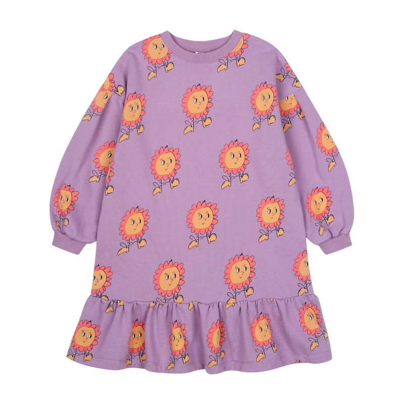Sunflower sweater dress - Washed purple