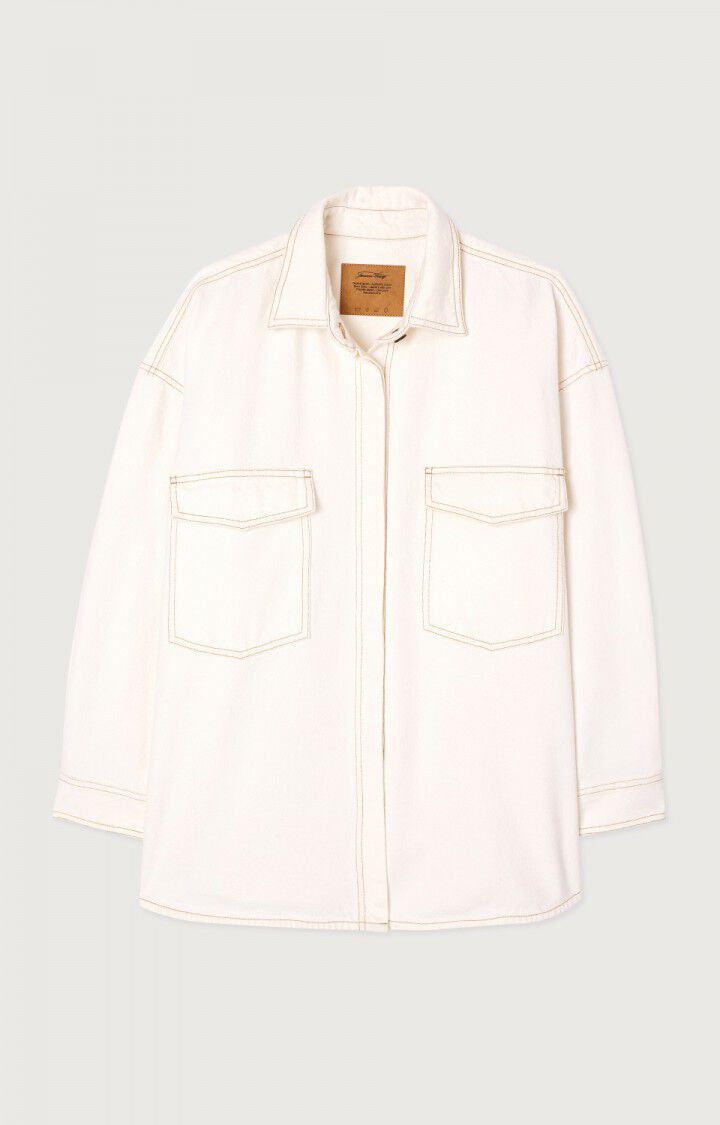 Jozastreet denim shirt jacket - Off white