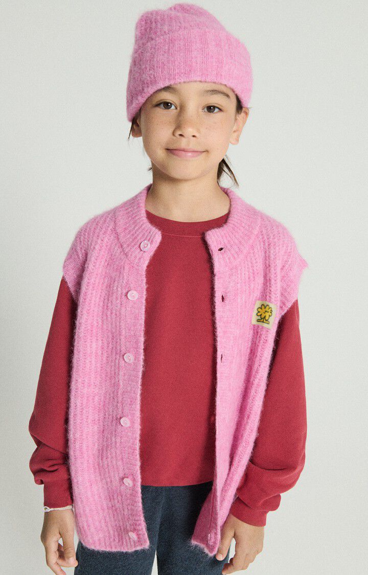 East cardigan - Pink bubble melange