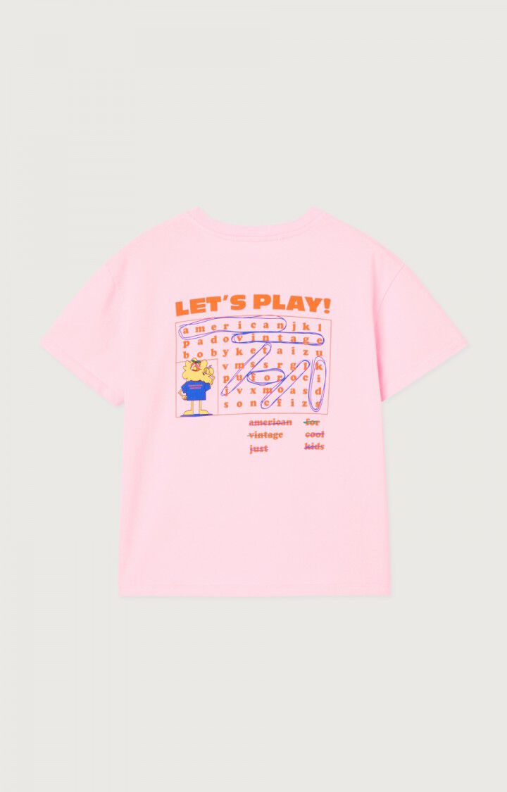 Kids fizvalley tee - Baby pink