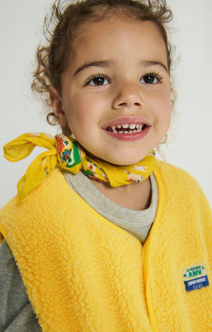 Hoktown pile vest kids - Daffodil yellow