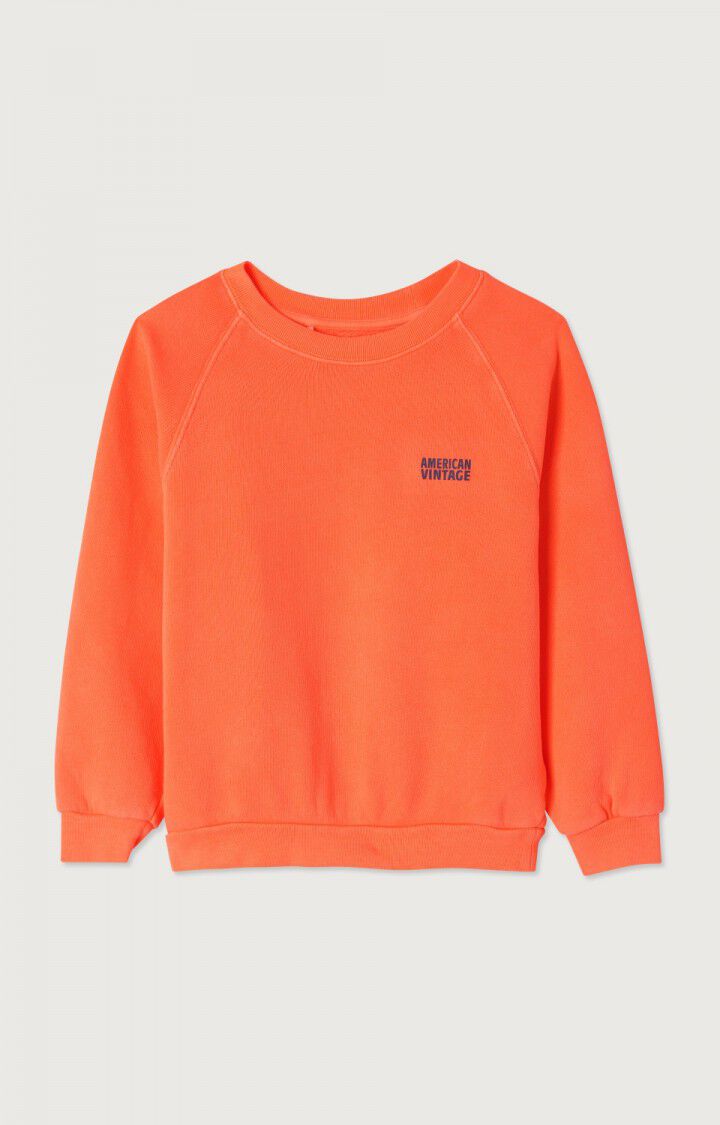 Kids izubird sweatshirt - Feu fluo