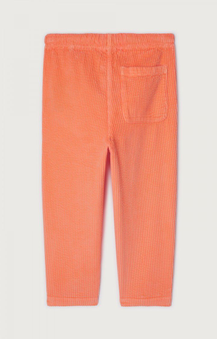 Corduroy padow pants kids - Orange fluo