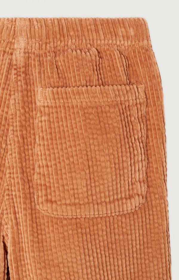 Corduroy padow pants kids - Noisette