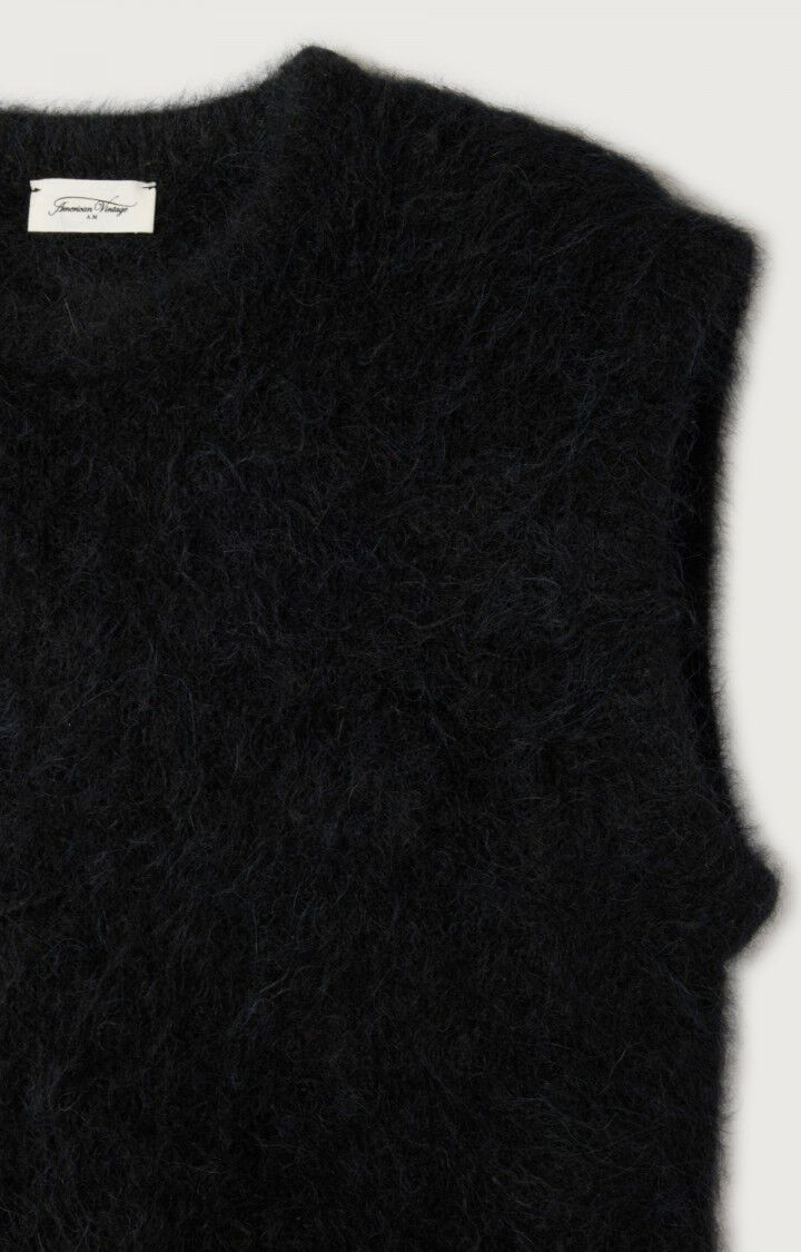 Niby alpaca vest - Black