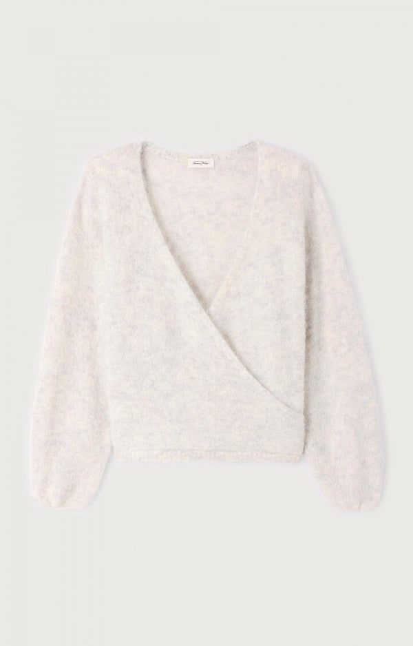 Nuny cross jumper - White melange