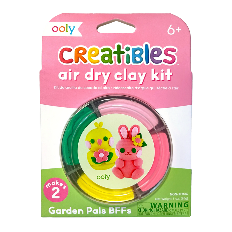 Creatibles Mini Air Dry Clay Kit - Garden Pals BFFs