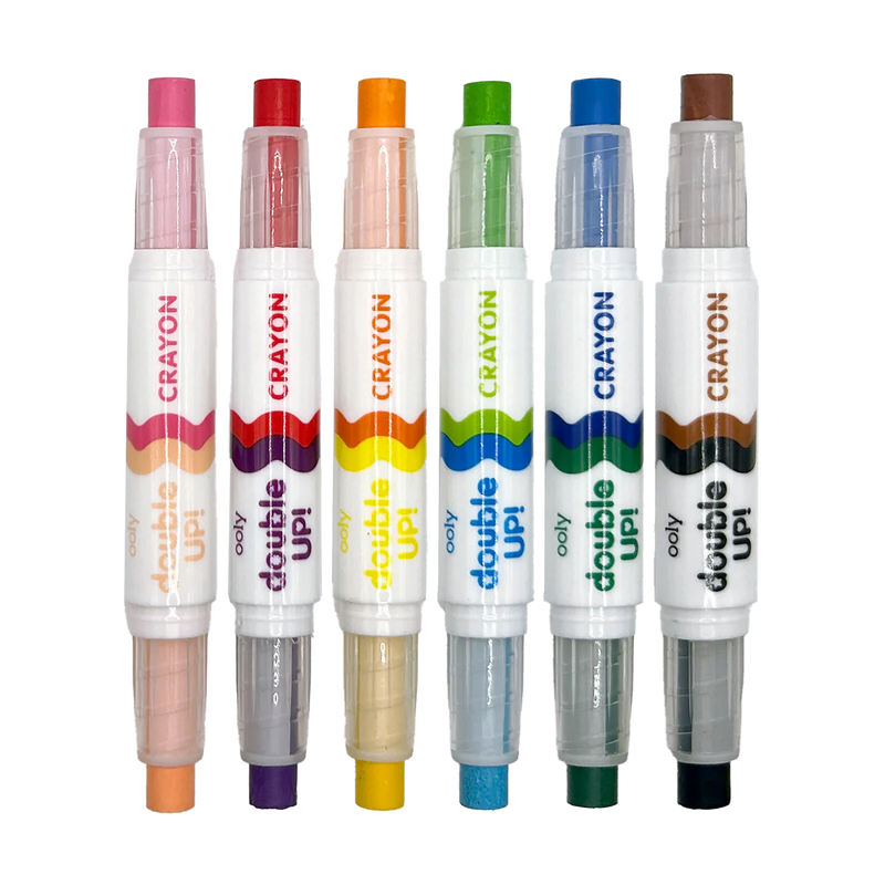 Double up! Double-ended crayons