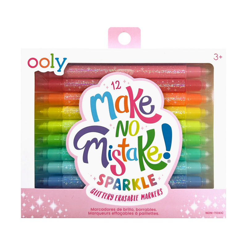 Make No Mistake!: Glittery Erasable Markers (Set of 12)