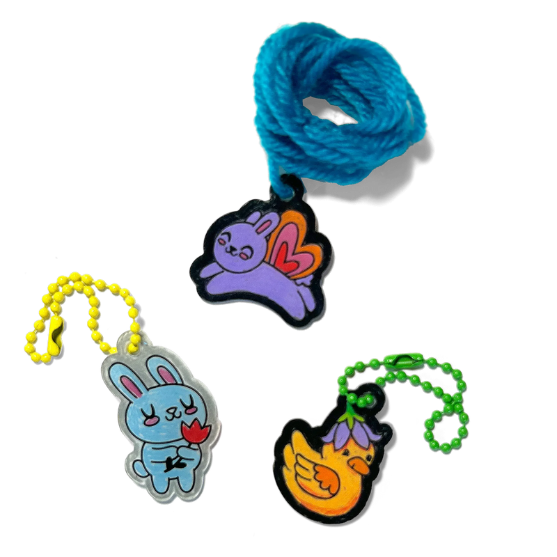 Ooly - Shrink-Its! D.I.Y. Shrink Art Kit - Garden Pals