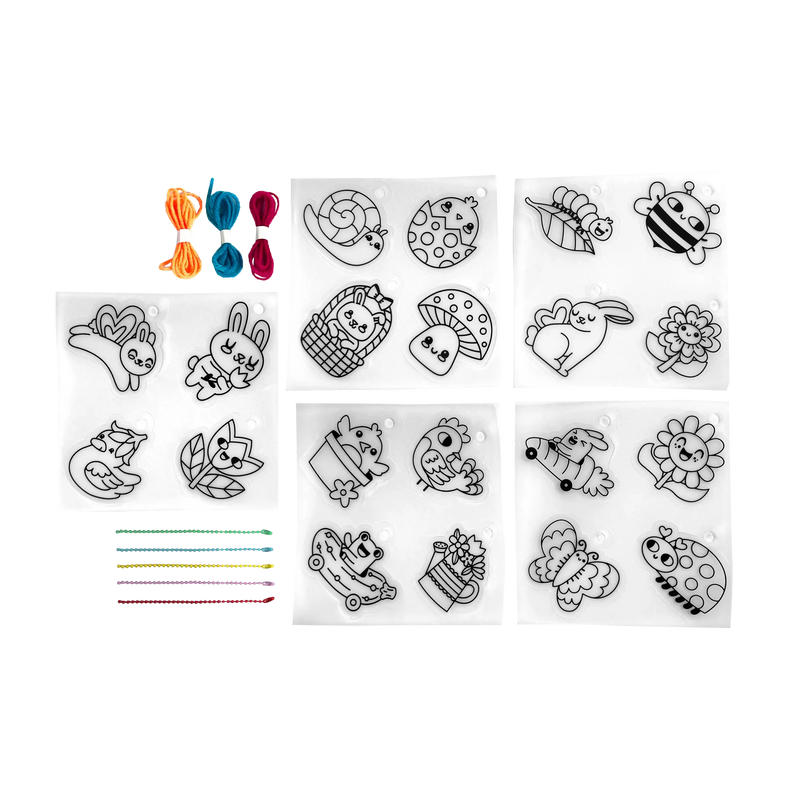 Ooly - Shrink-Its! D.I.Y. Shrink Art Kit - Garden Pals