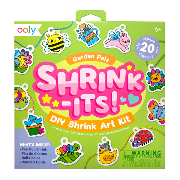 Ooly - Shrink-Its! D.I.Y. Shrink Art Kit - Garden Pals