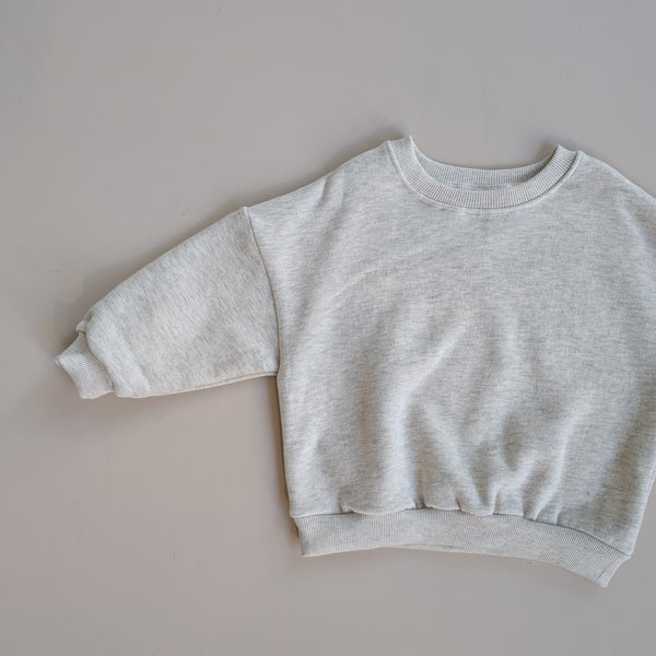 Essential fleeced sweatshirt - Oatmeal