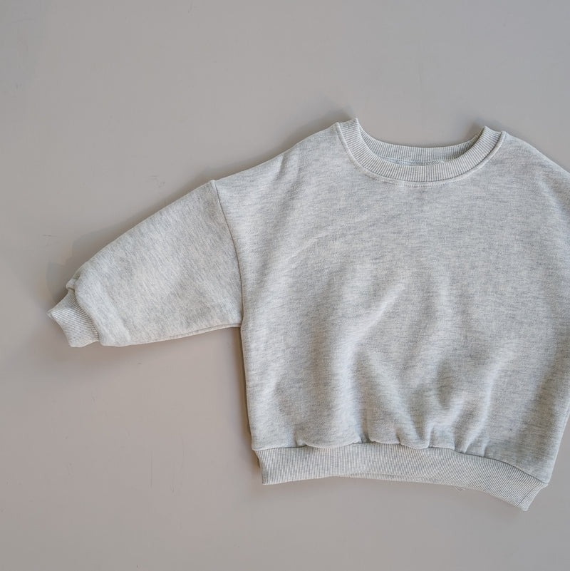 Essential fleeced sweatshirt - Oatmeal