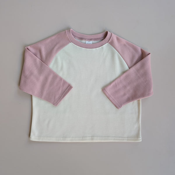 Warm raglan tee - Pink