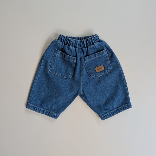 Bebe pocket denim pants - Blue