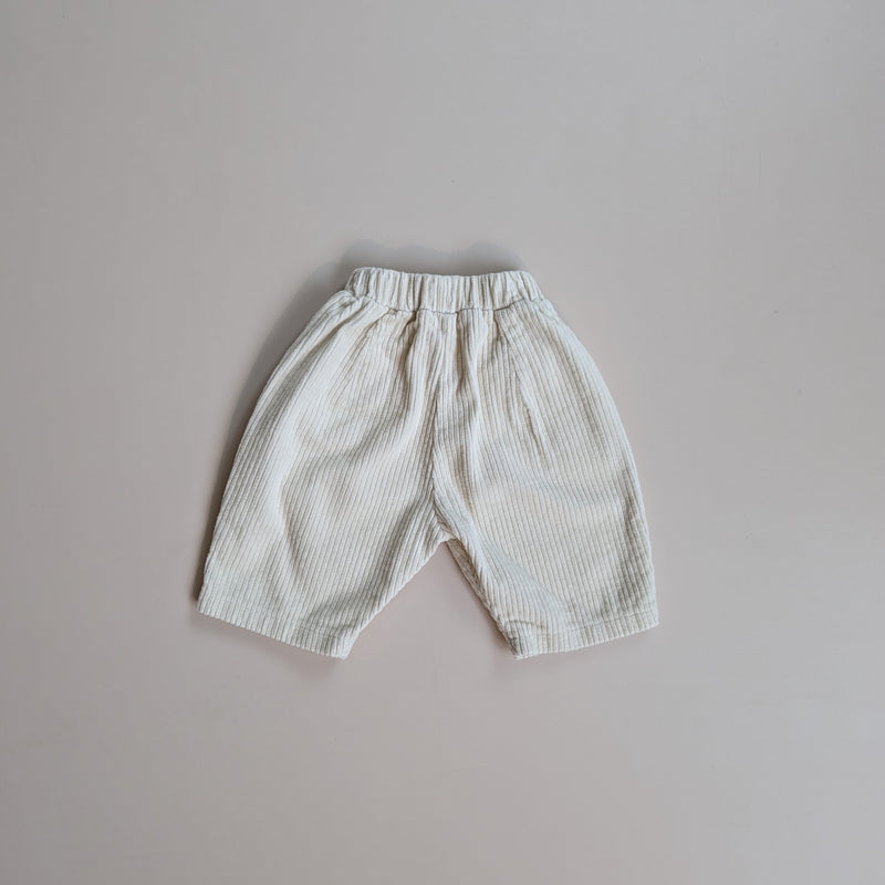 Bebe pocket corduroy pants - Cream