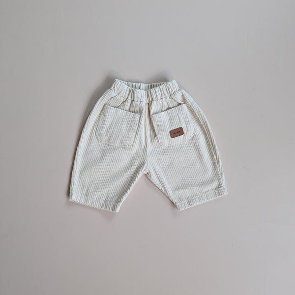 Bebe pocket corduroy pants - Cream