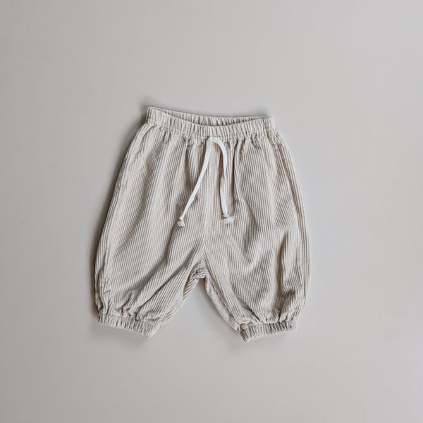 Bebe corduroy jogger pants - Cream