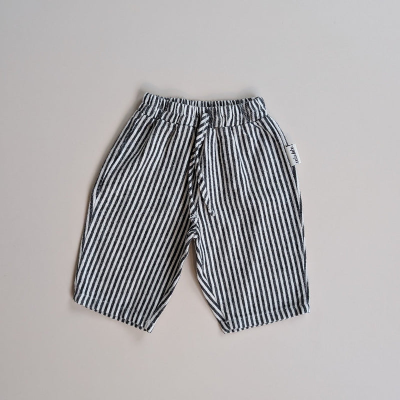 Bebe winter chino pants - Charcoal stripes