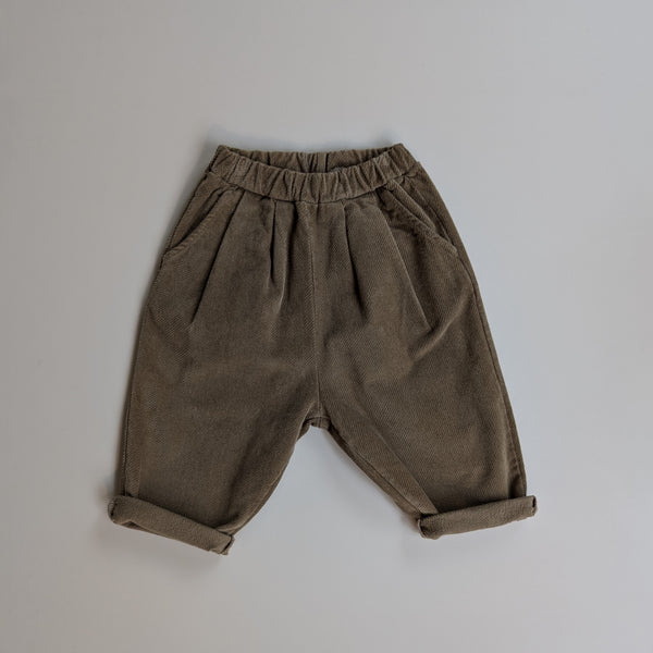 Warm chino pants - Camel brown