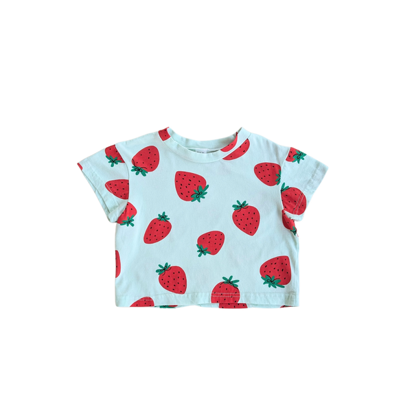 Big strawberry tee - Mint