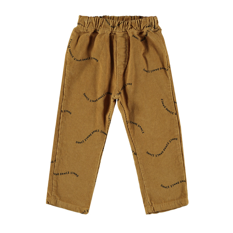 Dance corduroy pants - Curry camel