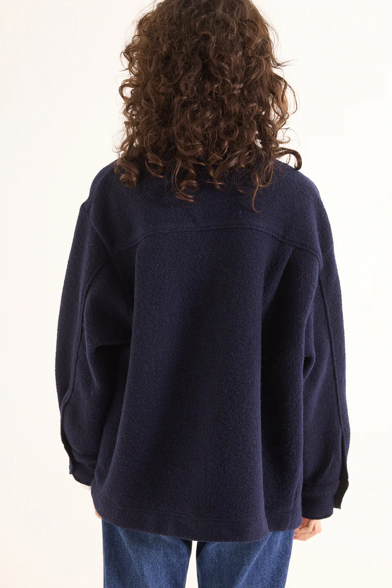 Aime wool jacket - Navy