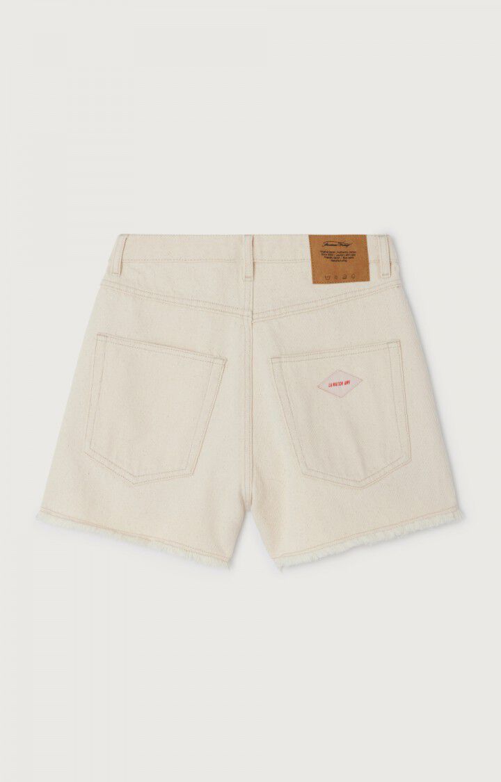 Tineborow denim shorts - Ecru