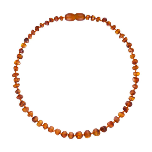 Amber necklace - Cognac amber